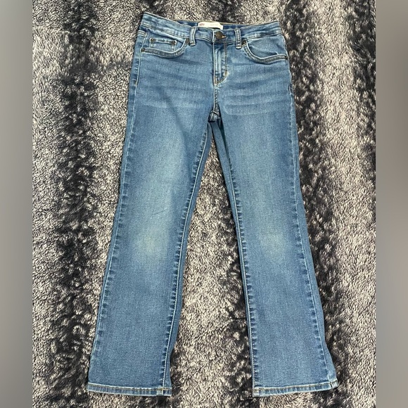 Levi’s Girls Youth Size 10 Blue Denim Bootcut Adjustable Jeans - Picture 3 of 8